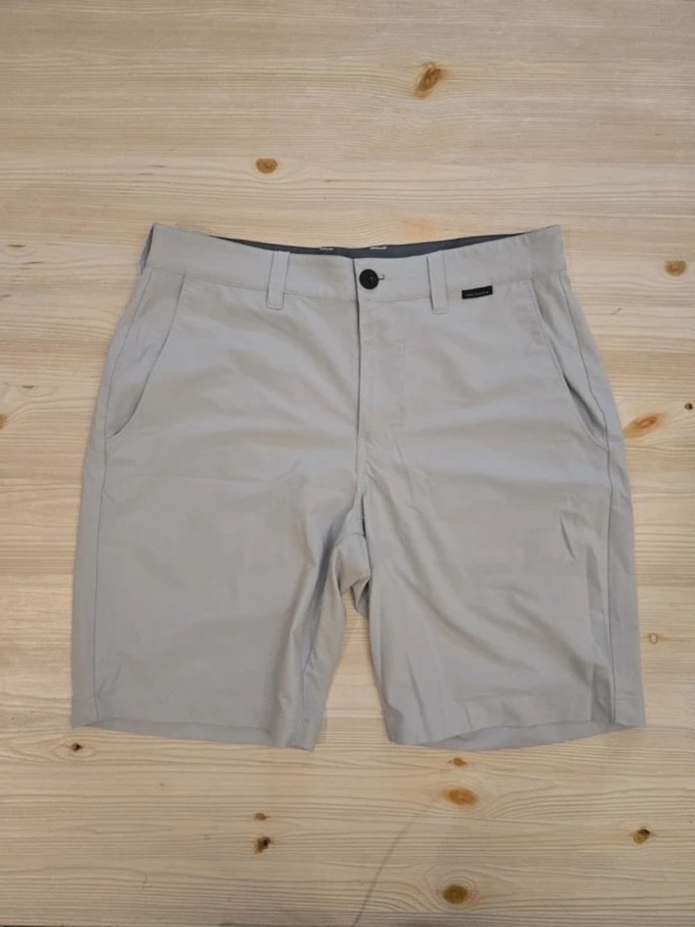 Golf Travis Mathew Light Gray Flat Front Men’s Shorts